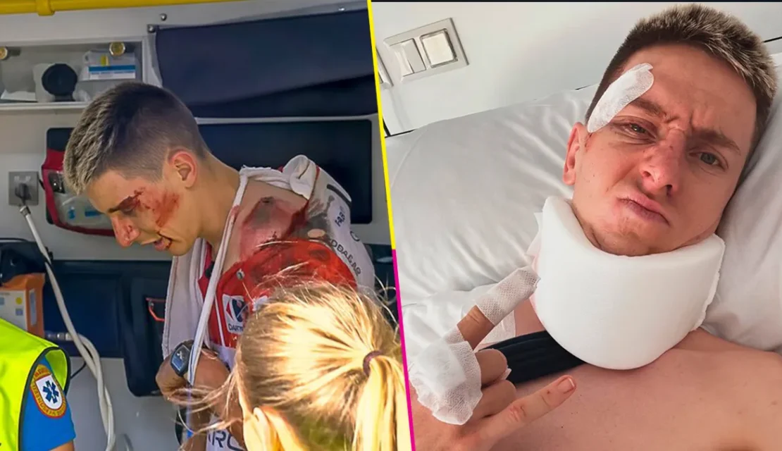 Tadej Pogacar, compañero de Isaac del Toro, será operado por el médico de Moto GP tras caída en La Vuelta