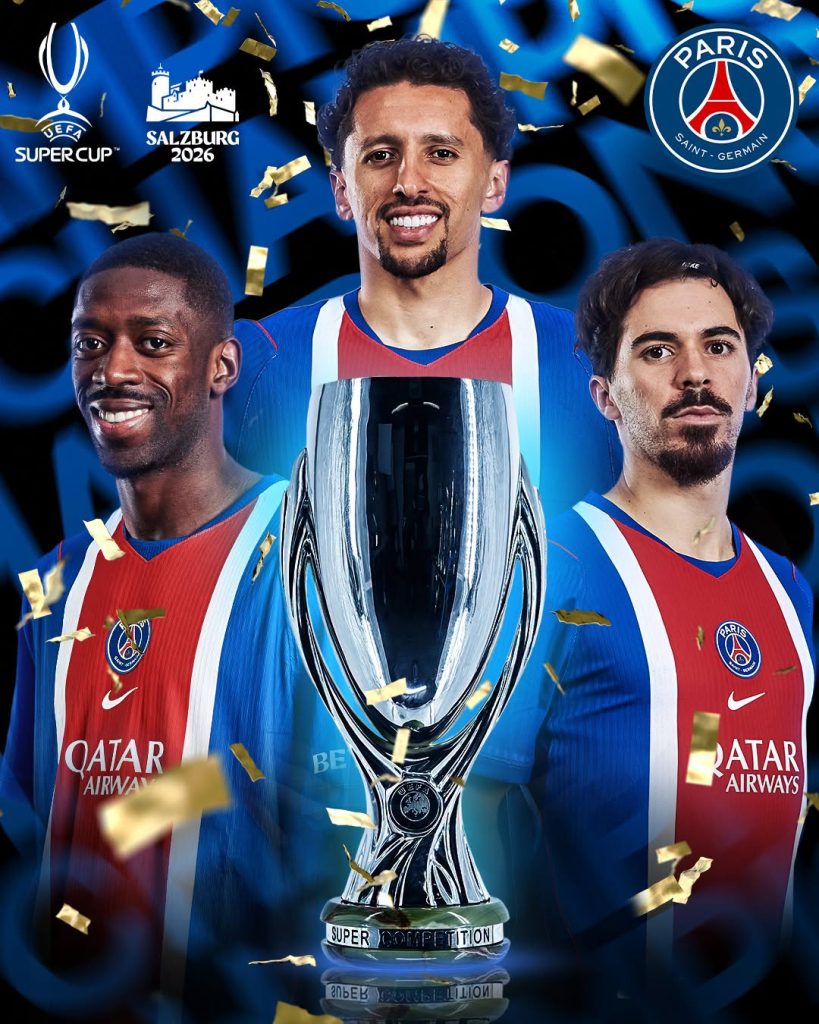 PSG Campeón de la Supercopa de UEFA