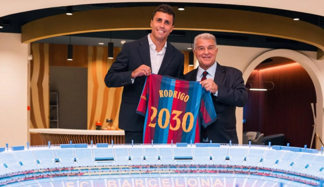 ¡Ahora sí! Rodri es nuevo jugador del Barcelona