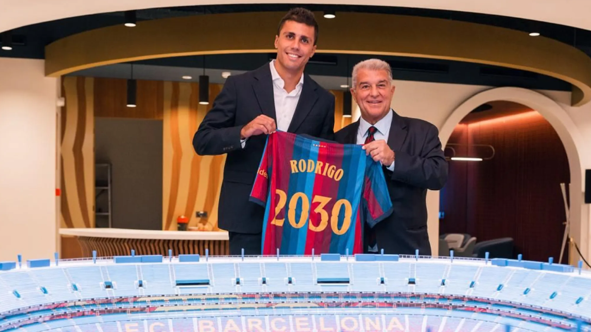 ¡Ahora sí! Rodri es nuevo jugador del Barcelona
