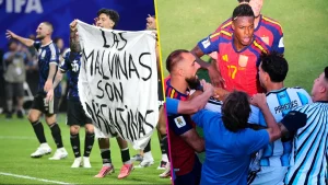 Las severas sanciones a Leandro Paredes y Argentina por pelea en la final y manta de Malvinas