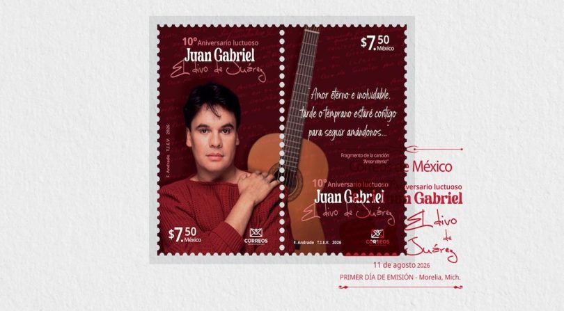 timbre postal juan gabriel