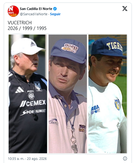 Cómo le fue a Vucetich en sus dos etapas anteriores como entrenador de Tigres
