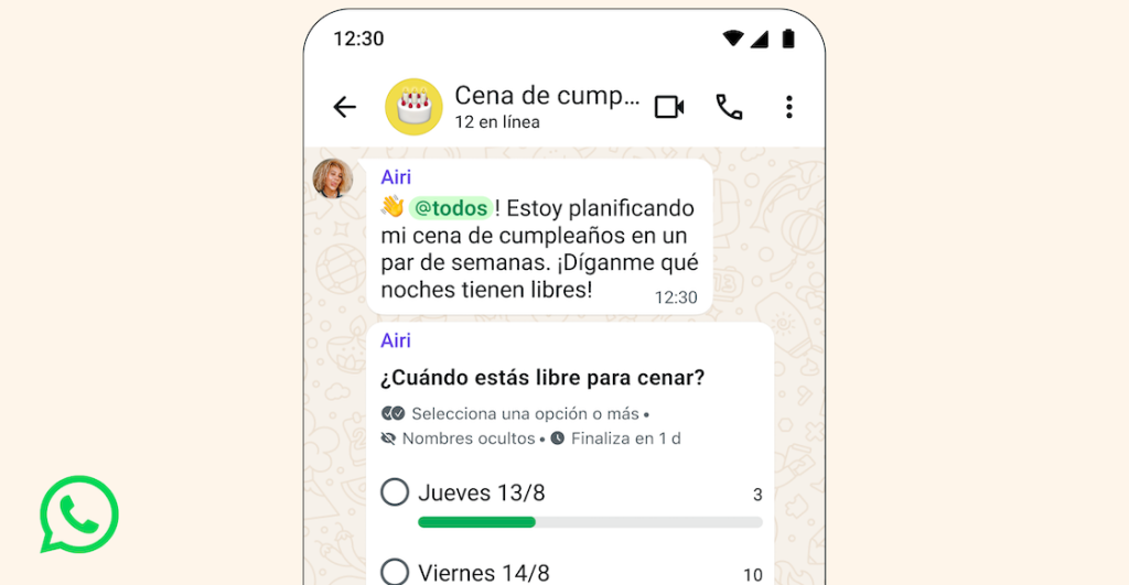 WhatsApp estrena actualizaciones para hacer nuevos chats en grupo