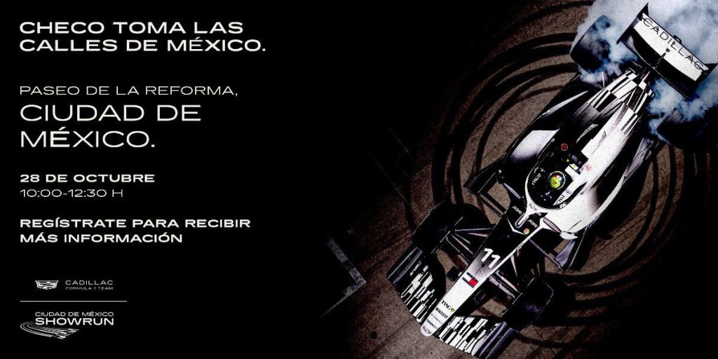 Checo Pérez Cadillac Show Run