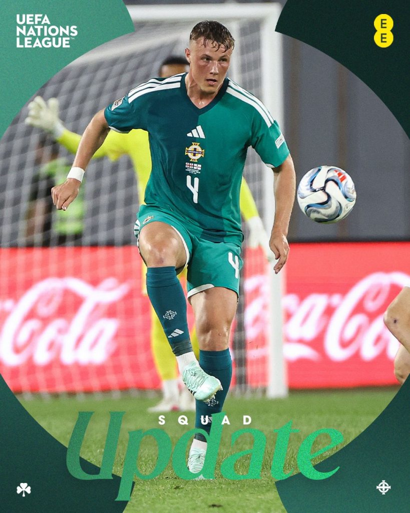 Daniel Ballard con Irlanda