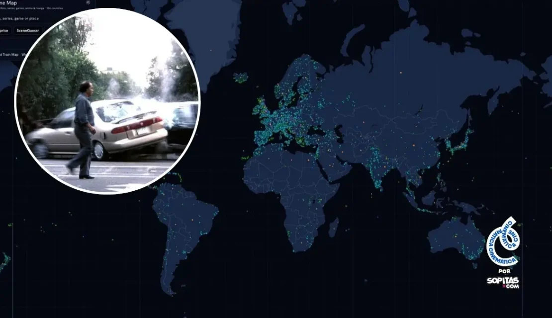 Movie Scene Map: El mapa que dice dónde se filmaron tus películas y series favoritas