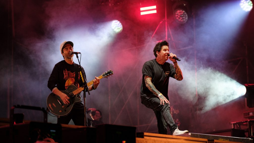 Foto de Simple Plan en el Vans Warped Tour de México, 2026.