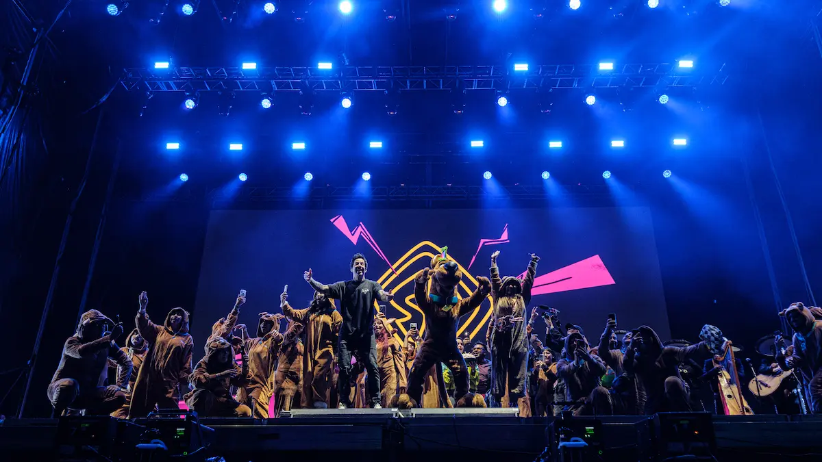 Foto de Simple Plan en el Vans Warped Tour de México, 2026.
