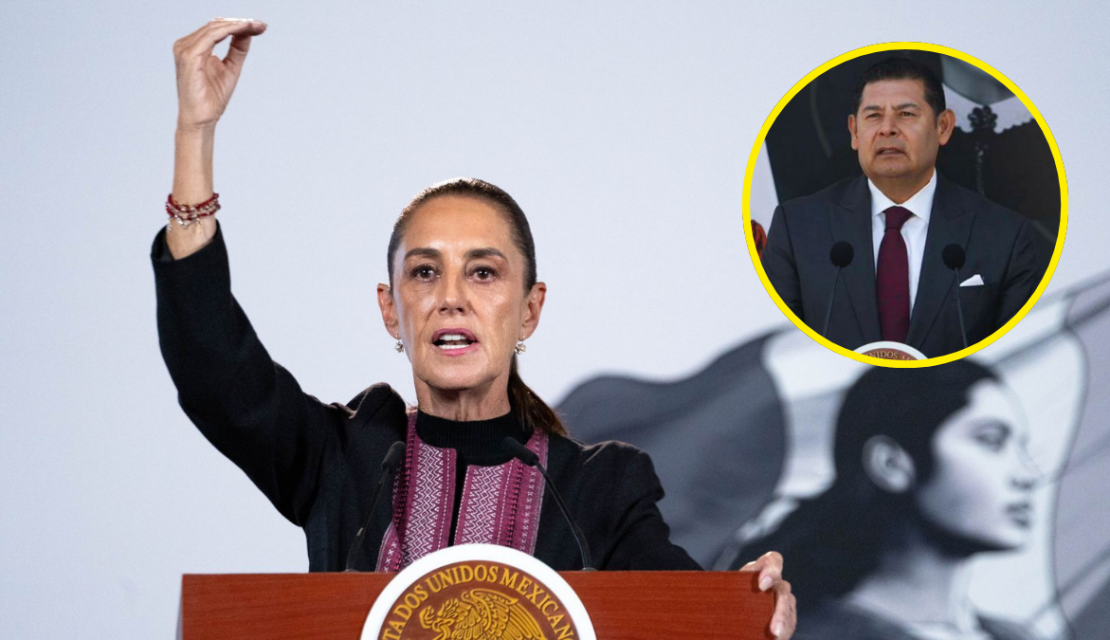 “Él solo se dio cuenta”: Sheinbaum responde al comentario machista del gobernador de Puebla