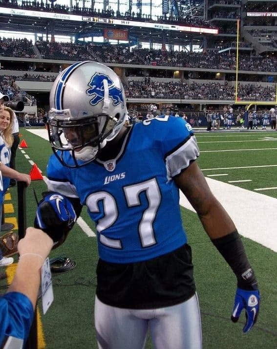 Alphonso Smith Jr en su etapa con los Lions