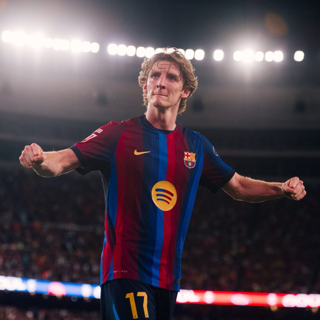 Anthony Gordon en el Barcelona