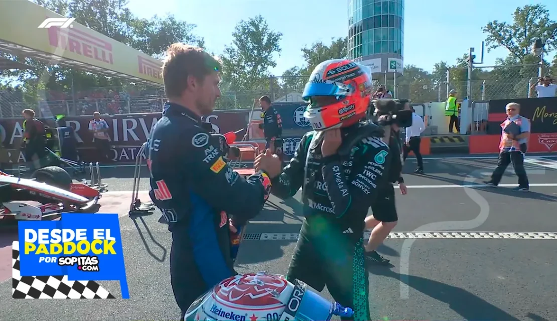 Antonelli, primer italiano que gana el GP de Italia después de 60 años, con una estrategia que perjudica a Russell