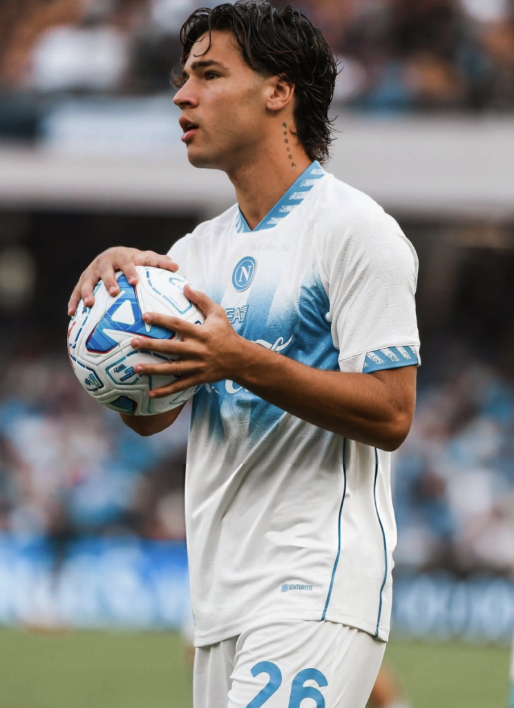 Antonio Vergara con el Napoli