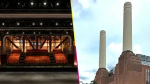 Foto de la Apple Music Hall, ubicada en la central eléctrica de Battersea