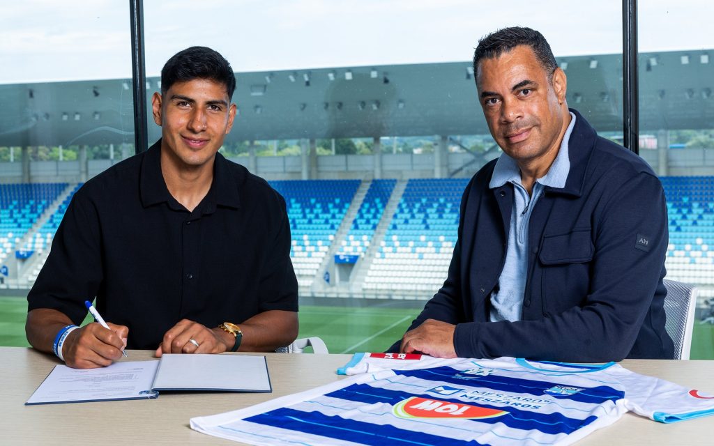 Armando León con el NK Osijek