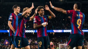 Barcelona goleó en Champions