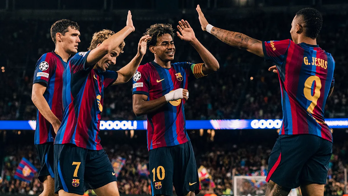 Barcelona goleó en Champions