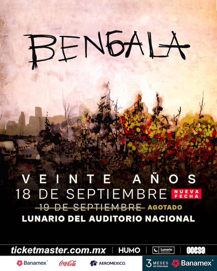 Flyer de Bengala en el Lunario del Auditorio Nacional