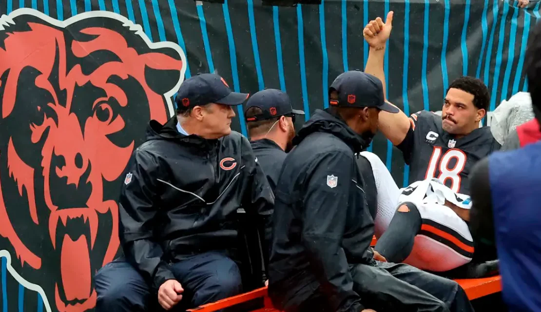 ¿Qué le pasó a Caleb Williams y cuánto tiempo estará fuera con los Chicago Bears?