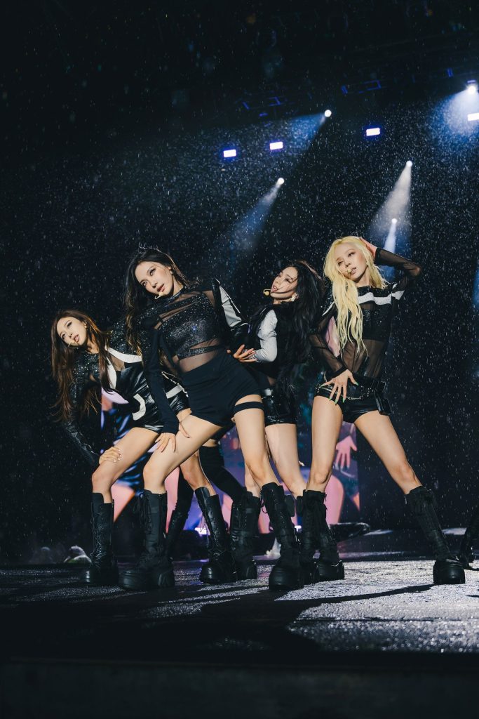 aespa en concierto en Brasil