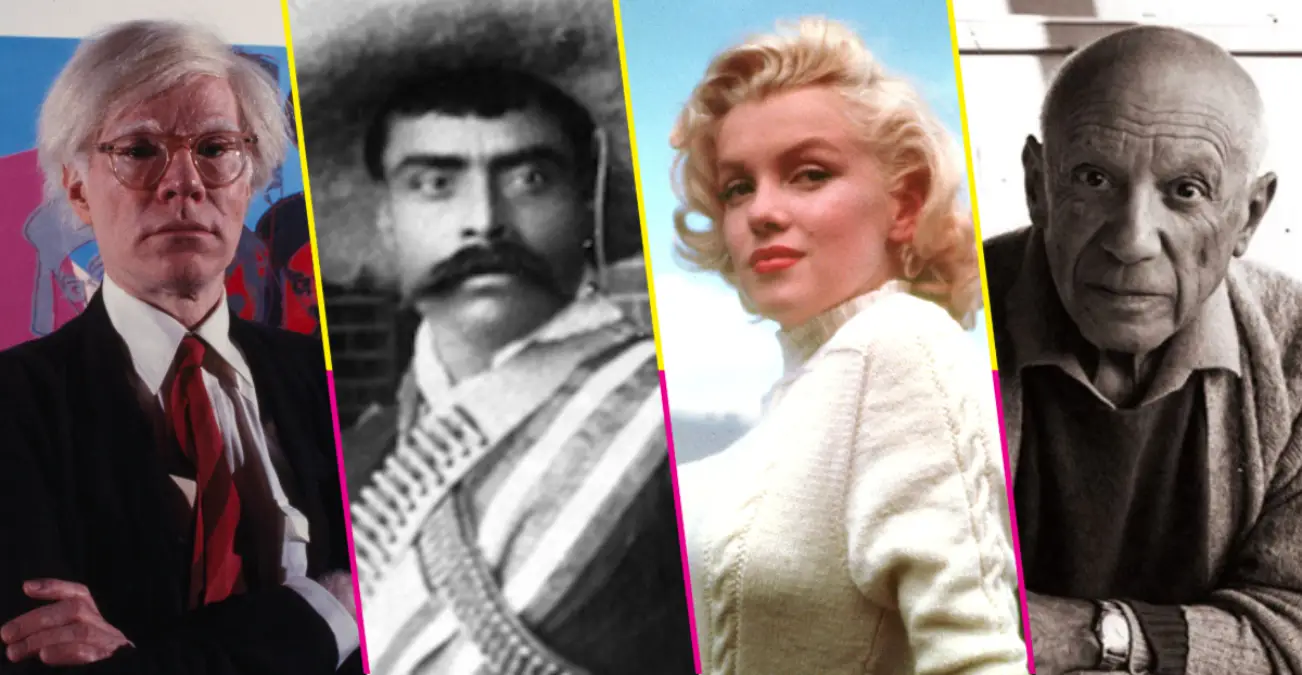 Andy Warhol, Zapata, Marilyn Monroe y Pablo Picasso