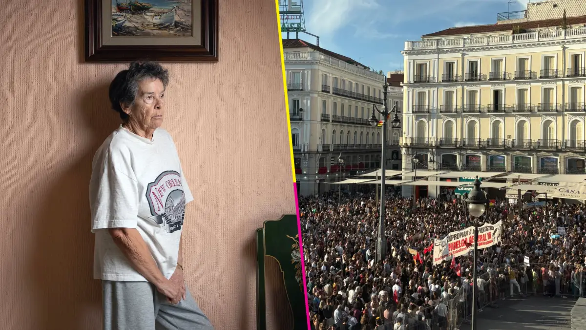 Maricarmen Abascal, la mujer de 87 años que fue desalojada de su casa y ahora mueve a miles en Madrid