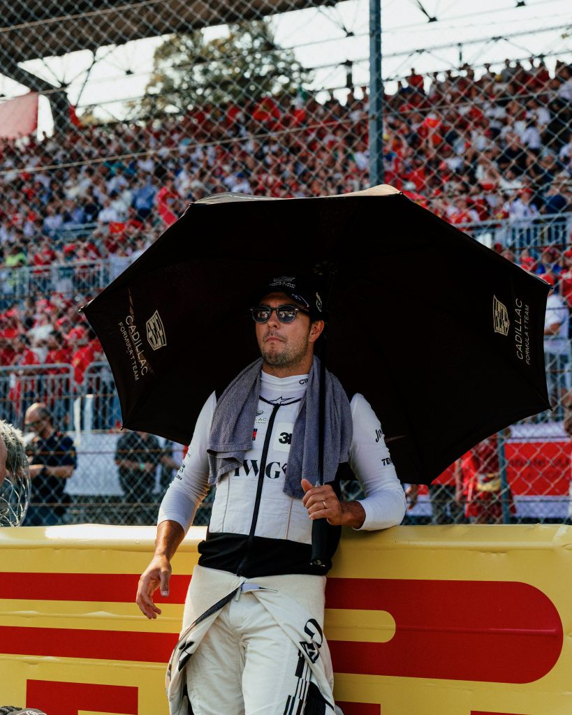 Checo Pérez en el GP de España