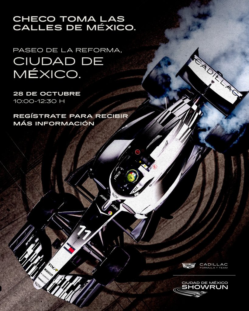 Checo Pérez tendrá show run en CDMX
