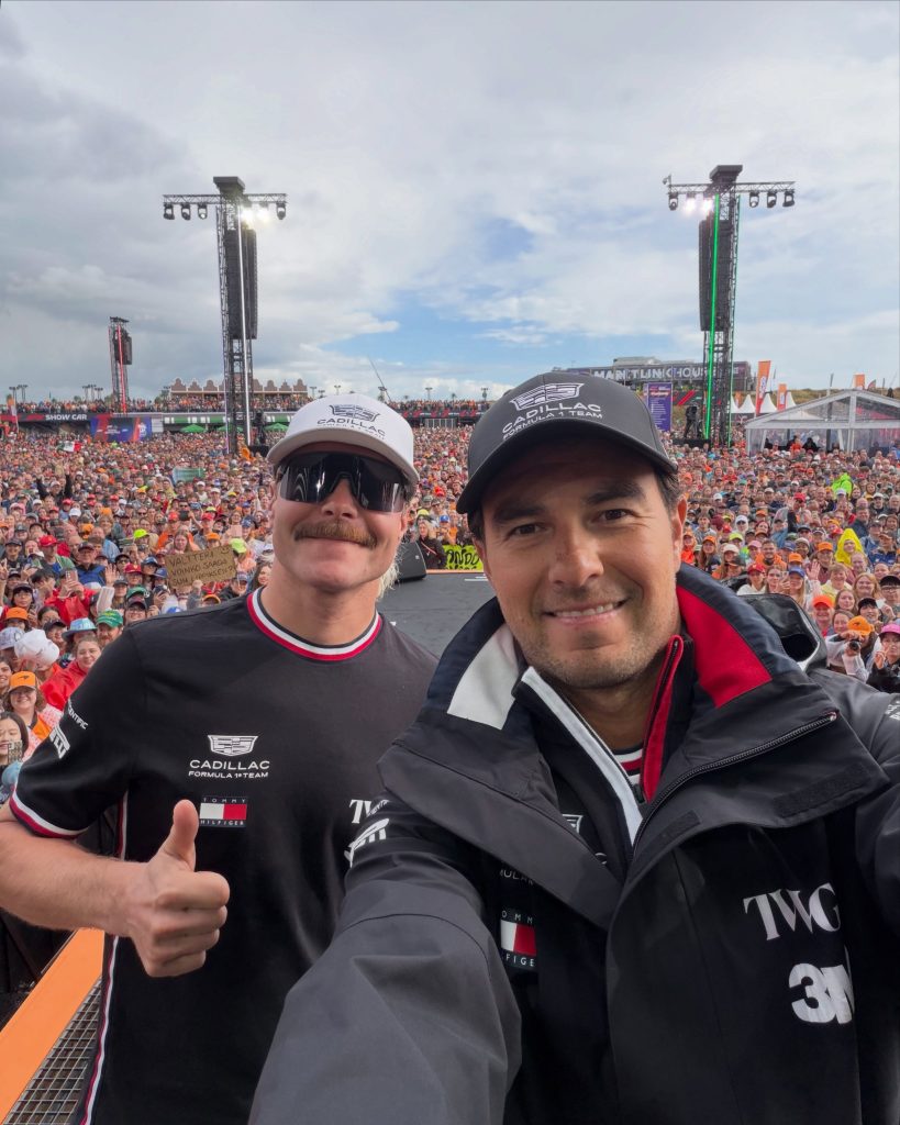 Checo Pérez y Valtteri Bottas