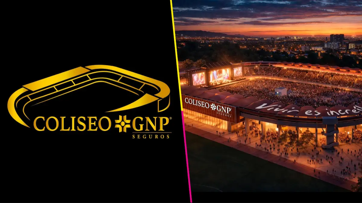 Imagen del logo y foto del Coliseo GNP Seguros