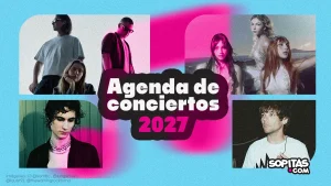 Imagen de artistas confirmados para shows en México en 2027