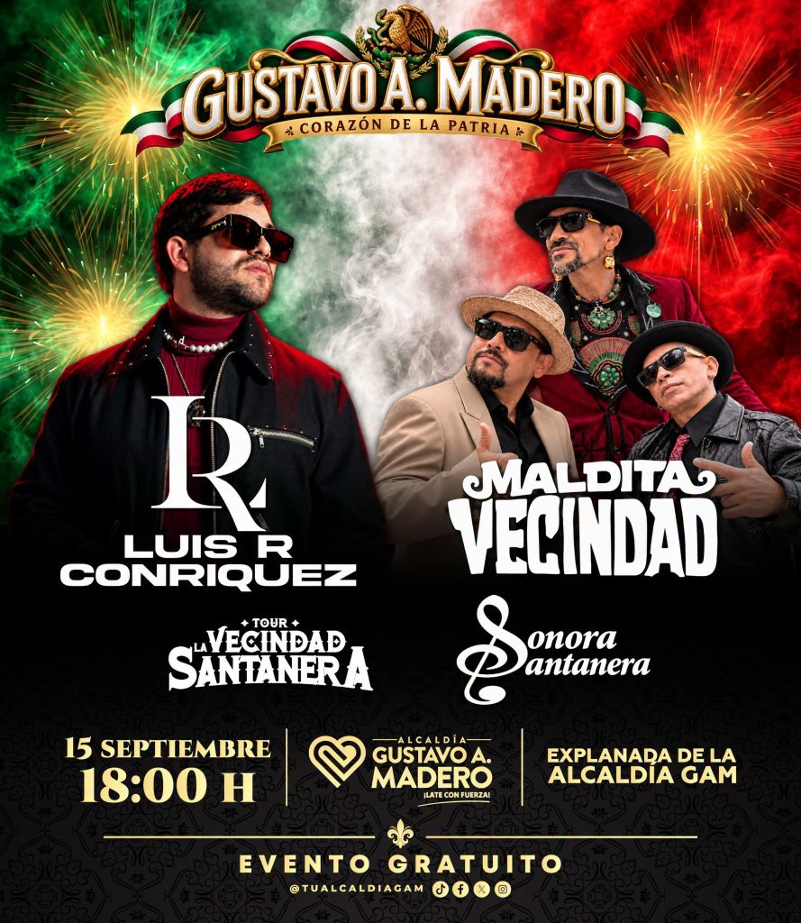 Checa los conciertos GRATIS del 15 de septiembre en las 16 alcaldías de CDMX