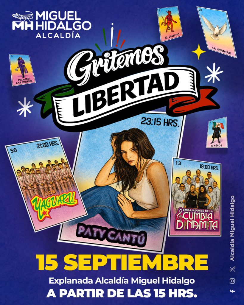 Checa los conciertos GRATIS del 15 de septiembre en las 16 alcaldías de CDMX