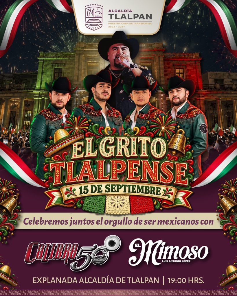 Checa los conciertos GRATIS del 15 de septiembre en las 16 alcaldías de CDMX