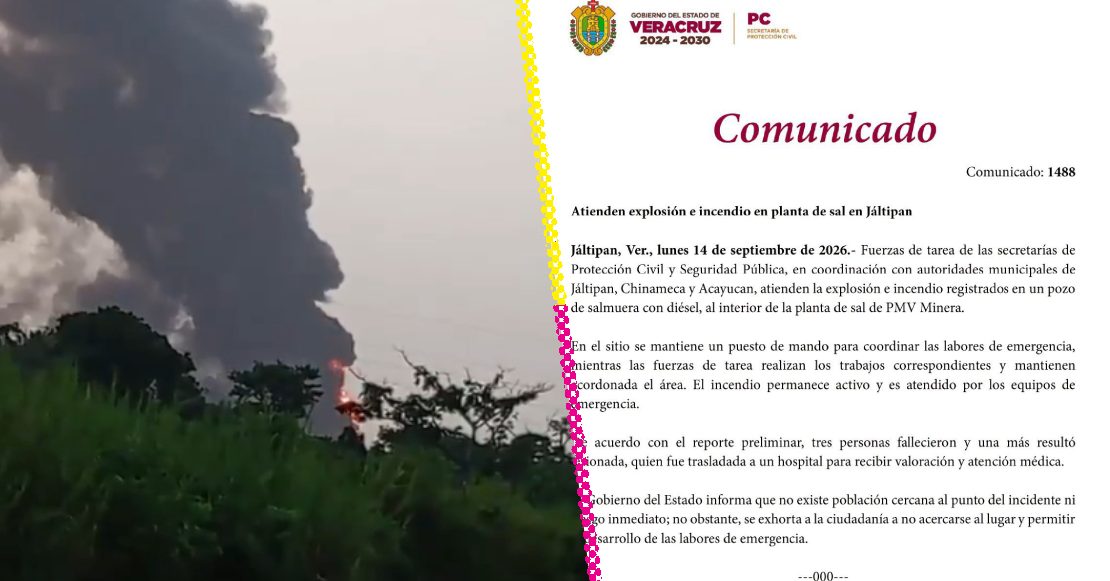 Tragedia en Jáltipan: fuerte explosión deja víctimas y moviliza a cuerpos de emergencia