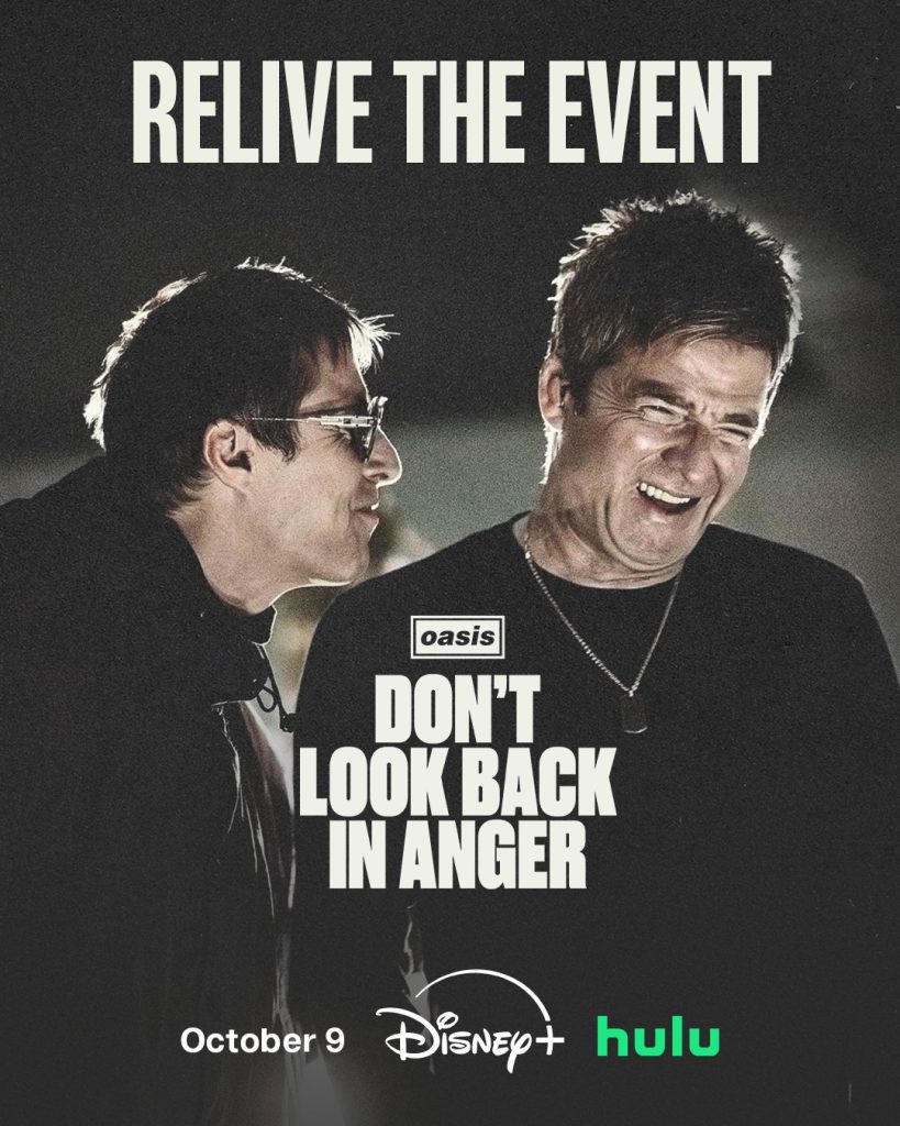 Imagen promocional del documental de Oasis en Disney+