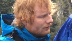 Foto de Ed Sheeran tomada de sus redes sociales.