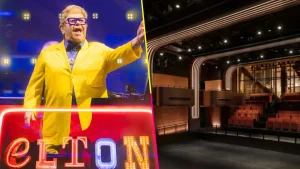 Elton John en inauguración de la Apple Music Hall