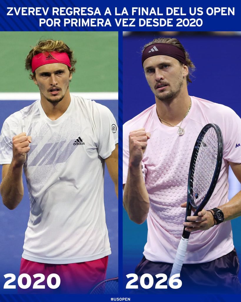 Zverev vs Ben Shelton: ¿Dónde ver la final del US Open 2026?