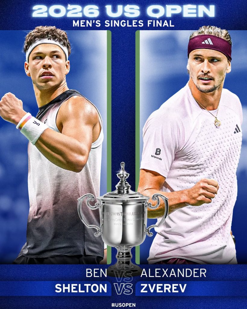 Zverev vs Ben Shelton: ¿Dónde ver la final del US Open 2026?
