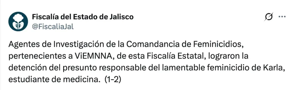 Caso de Karla Margarita Pérez: Exigen justicia y detienen a presunto feminicida