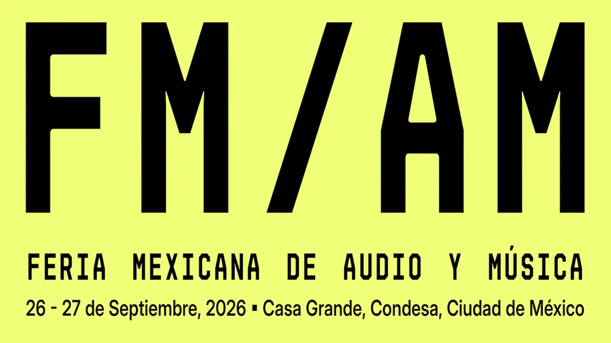 Imagen promocional de la Feria Mexicana de Audio y Música