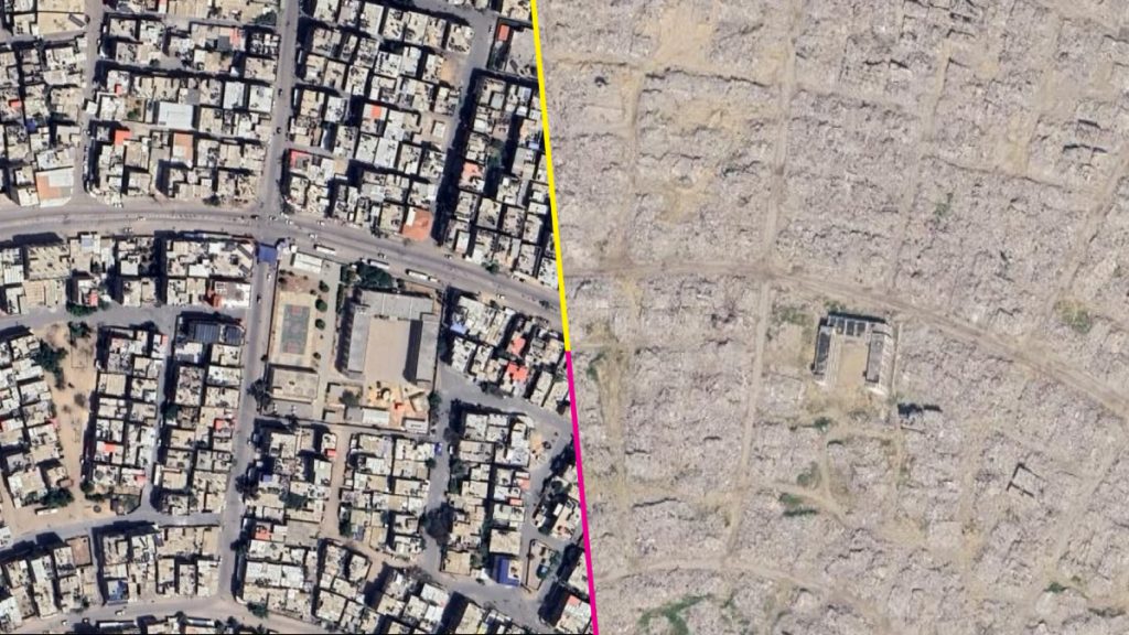 Google Earth actualiza imágenes de Gaza y muestra la magnitud de la devastación