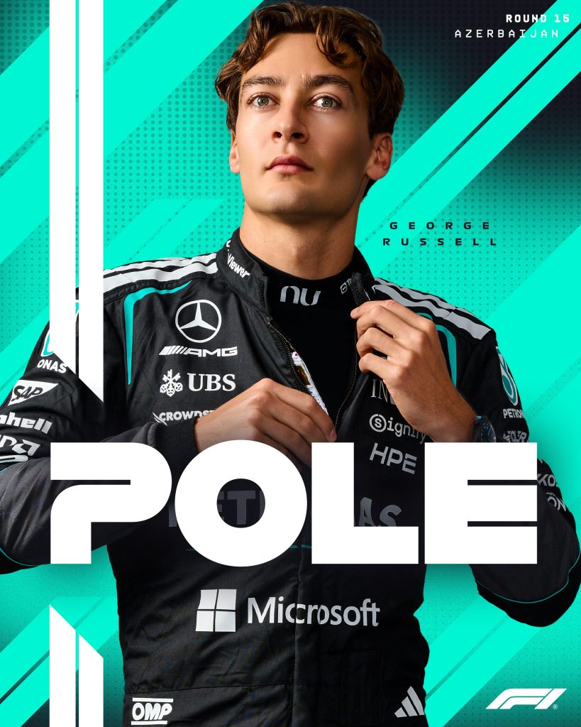 George Russell, pole position Gran Premio de Azerbaiyán