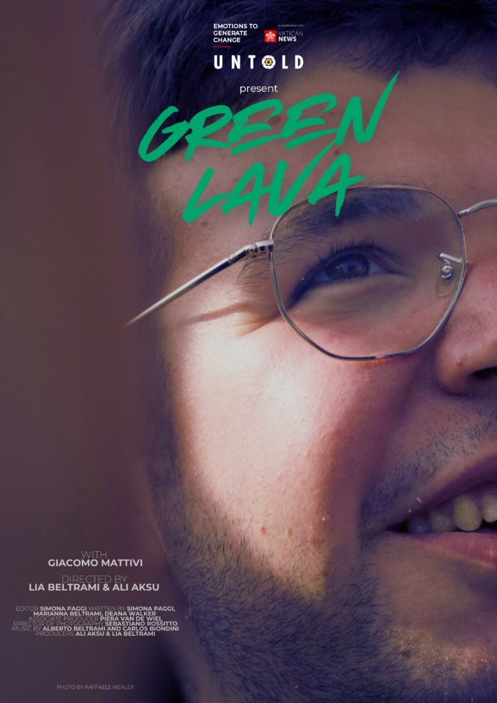 Póster de Green Lava, el corto producido por El Vaticano que buscará un Oscar