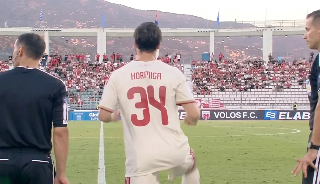 ‘Hormiga’ González se va en blanco en el empate entre el Olympicos vs Volos