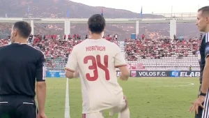 'Hormiga' González se va en blanco en el empate entre el Olympicos vs Volos