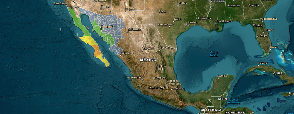 Huracán Polo y tormenta tropical Rachel traerán lluvias intensas al norte del país