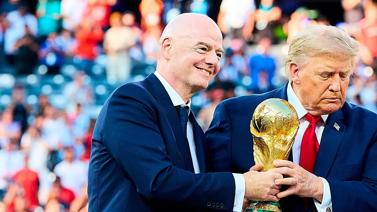 Infantino con Donald Trump